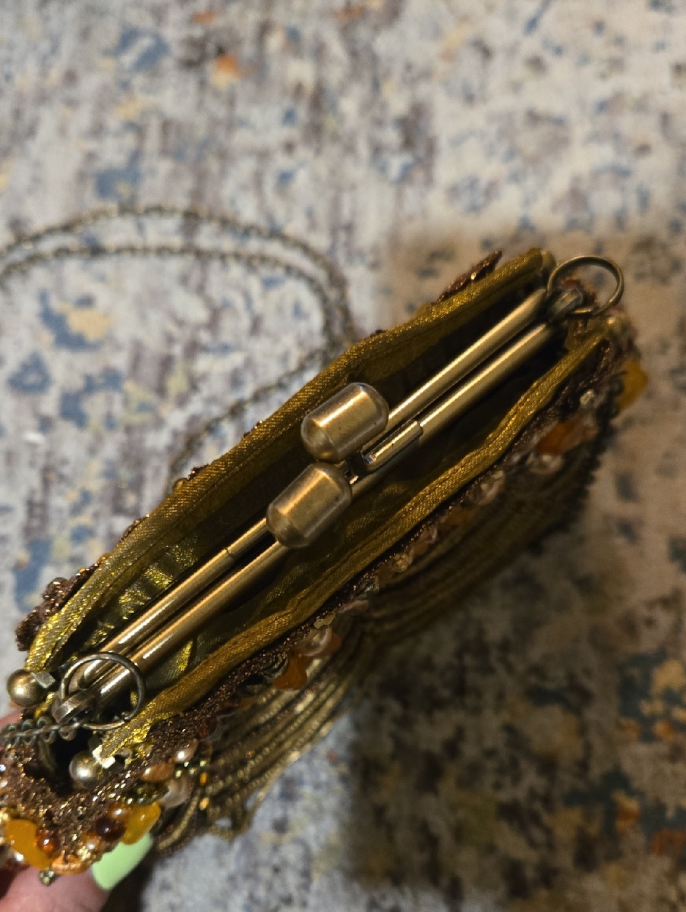 Embellished Mary Frances Beaded Evening Clutch Bag Purse Gorgeous - Picture 4 of 8